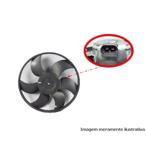 Motor Ventilador Radiador Sem Defletor 6 Pas Renault Clio 1
