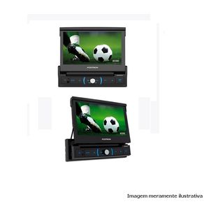 Dvd Player Retratil Positron Tela 7 Touch Screen Bluetooth/Tv Digital/Mp3/Usb/Sd/Cd/Dvd 4X20w