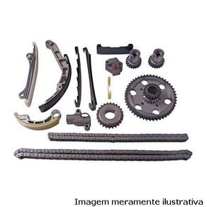 Kit Corrente Tensor com Engrenagem Motor Nissan Frontier 2.