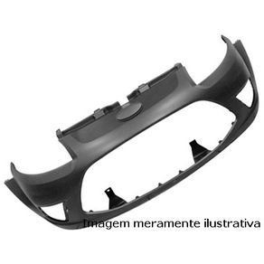 Para-Choque Dianteiro Ford Ka 2012/2014 com Furo Preto