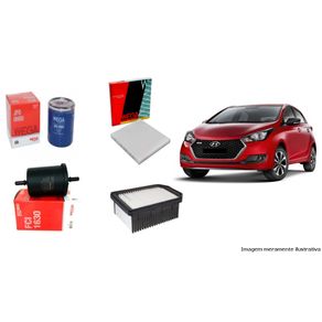 Kit de Revisão Filtro do Hb20 1.0 Turbo Flex 2016/2018