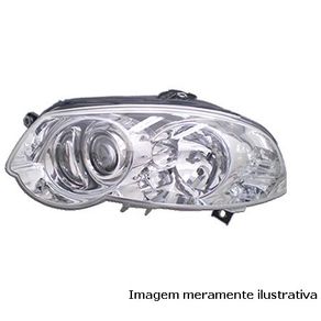 Farol Le Fiat Palio Elx 2010/ Siena Strada 2008/ Cromado