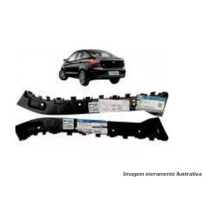Trilho Guia Para-Choque Suporte Ts Ka Sedan 18/20 Le