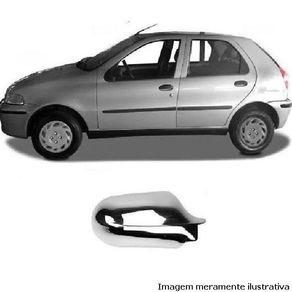Capa Cromada Retrovisor A Esquerda Fiat Palio 2004/