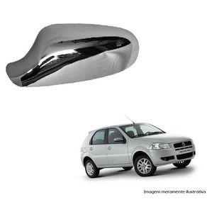 Capa Cromada Retrovisor Direita Fiat Palio 2004/