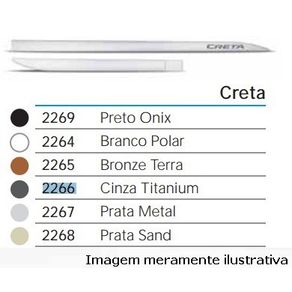 Friso Lateral Slim Hyundai Creta Prata Metal (Slim)