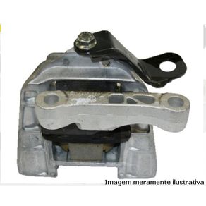Patilha Coxim Dianteiro Motor com Suporte Reto 2 Parafusos