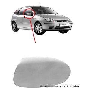 Capa Cromada Retrovisor Direita Ford Focus 2001/2009