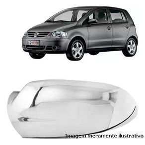 Capa Cromada Retrovisor A Esquerda Vw Fox