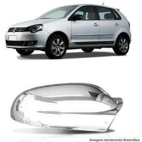 Capa Cromada Retrovisor Direita Vw Polo 2003/