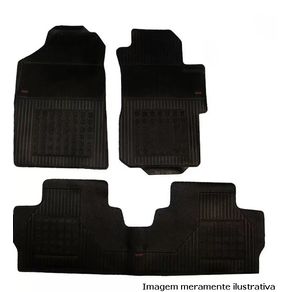 Tapete Honda Civic 2001/2006 Preto 3 Pecas