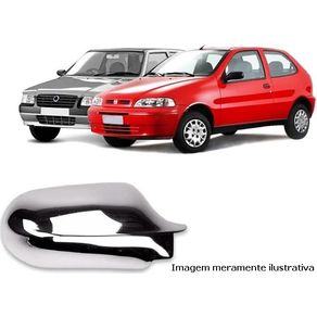 Capa Cromada Retrovisor A Esquerda Fiat Palio 2001/2003 Uno 2005/