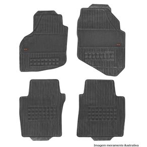 Tapete Fit 03/08 Fit 09/15 City 09/14 Preto (4 Pcs)