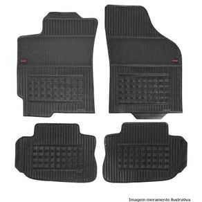 Tapete Idea 05/12 Preto (4 Pcs)