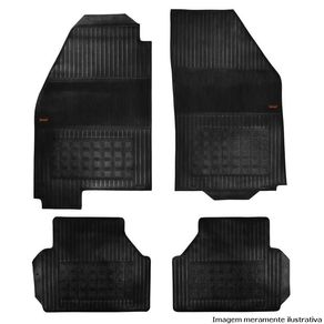 Tapete Meriva 02/12 Preto (4 Pcs)