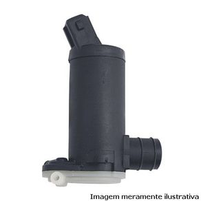 Bomba Motor Limpador Dagua Para-Brisa 2 Saídas com Conector