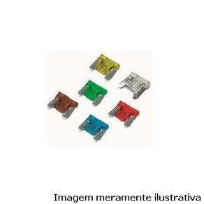 Fusível Encaixe Mini Perfil Baixo 11X10x4 Mm 25A
