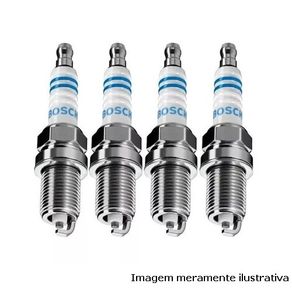 Jogo de 4 Vela Ignicao Fiat Punto Palio Linea Bravo Doblo Idea Siena