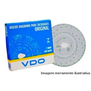 Disco Diagrama Tacografo 7 Dias 180 Km (10 Jg)