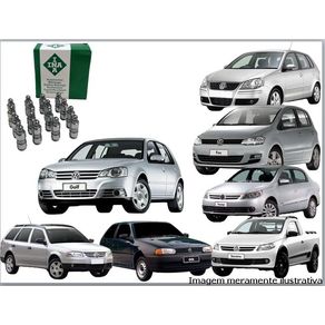 8 Tuchos Hidraulico Válvulas Motor Vw Gol 1.0 2004/2011 Saveiro