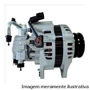 Alternador 75 Amperes com Bomba Vacuo com Polia Dupla Hyund