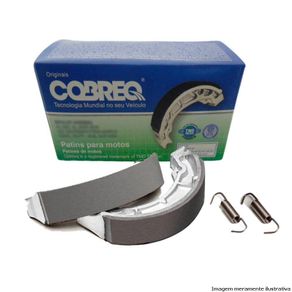 Lona de Freio Dt/Traseiro Ybr125 Xtz125/ Lazer150/ Sundown/ Hunter125