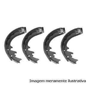 Lona de Freio S10/ Blazer 4X2/ 4X4 95/ Ranger 05/ 6 Cil Sapatas C/