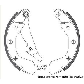 Lona de Freio Cobalt Lt/Ls/Ltz 1.4 8V C/S Abs/ Sonic Lt/Ltz 1.6 16
