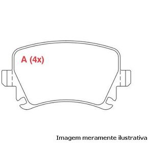 Jogo Pastilha Freito Ts Audi A3 A3 Sportback 2.0 Fsi Quattro
