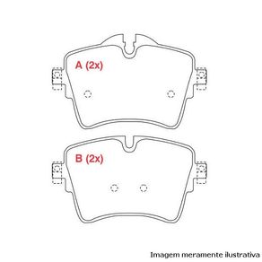 Pastilhas de Freio Dt Bmw Serie 2 Coupe 2012/ Serie 2 Acitve