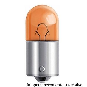 Lampada 67 R5w 12V 10W Amarela Placa (Nacional)