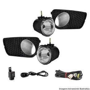Kit Farol Milha Direita A Esquerda Fiat Palio Siena 2003/ Interruptor Un