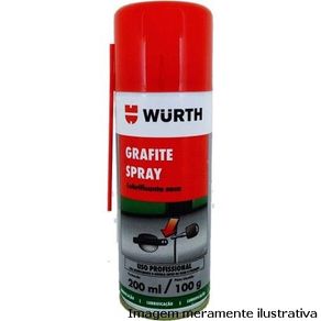 Produto Limpeza Grafite Spray Wurth W-Max 115G 200Ml