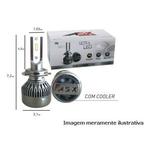 Lampada Led Headlight H1 10000 70W  Bivolt Csp (Par) (Asx1001)