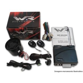 Alarme Wr Wr800 2 Saídas Auxiliar Sensor Ultra Som Disparo