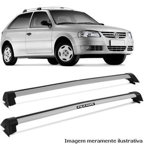 Rack Wave Vw Gol Special G3 1999/2005 G4 2006/2014 Prata