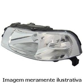 Farol Esquerdo Vw Gol Parati 1999/ H4 Mono-Refletor