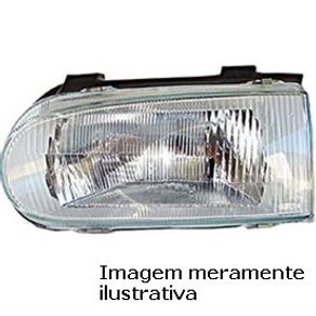 Farol Le Vw Gol Mi 1995/ com Mascara