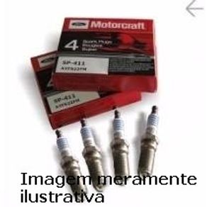 Jogo de 4 Vela Ignicao Ford Escort 1997/ Fiesta Ka Courier 1.0 1.6 Ze