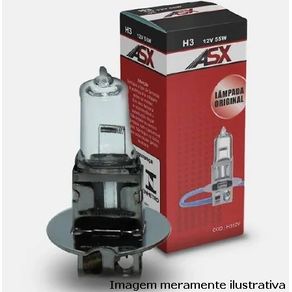 Lampada Biodo H3 55W 12V Standard (Asx2103)