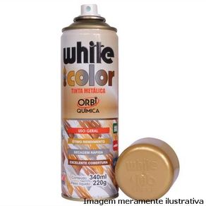 Tinta Spray White Color Jet?Orbi Ouro 340Ml