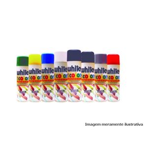 Tinta Spray White Color Jet?Orbi Preto Fosco 340Ml