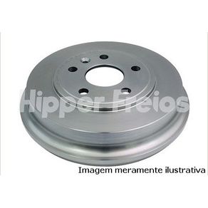 Par de Tambor de Freio Traseiro Tracker 1.8 16V 14/ 1.4 Turbo 17/ S/Cubo