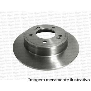 Par de Disco Freio Ts Elantra/ Veloster 12/ Cerato 1.6 13/ 2.0 16V Koup 11/ I30 1.6 12/14 1.8 14/ Solido S/ Cubo