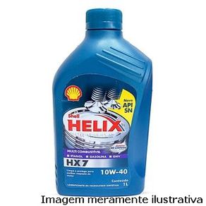 Óleo Motor 10W40 Api Sn Shell Helix Hx7 Semi-Sintetico 1L (