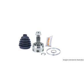 Ponta Homoc Compass 2.0 16V 17/ Aut Strada 1.3 Flex Freedom 20/22 (25 Dentes Int/ 27 Dentes Ext)