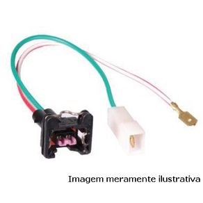 Chicote Conector P/ Bobina Ignicao Vw Gol Mi 2 Vias