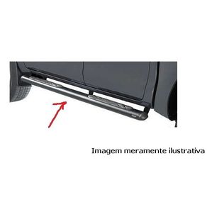 Spoiler Lateral Gm S10 Cabine Dupla Todos Oval Preto