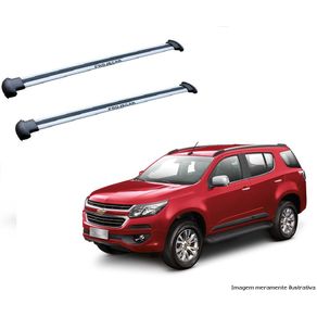 Rack P/Longarina Gm Trailblazer Larga Prata