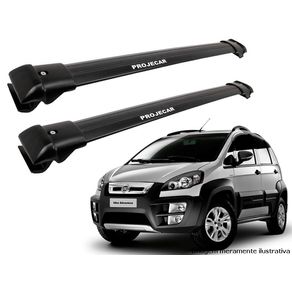 Rack P/Longarina? Fiat Idea Adventure Locker ( Larga Preto